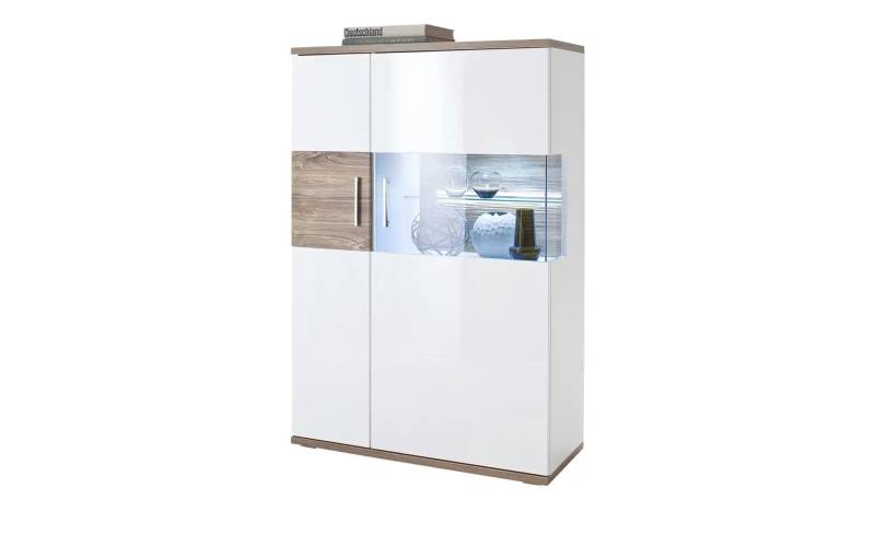 uno Highboard  Zypern ¦ weiß ¦ Maße (cm): B: 90 H: 135 T: 37.0 Kommoden & Sideboards > Highboards - Höffner