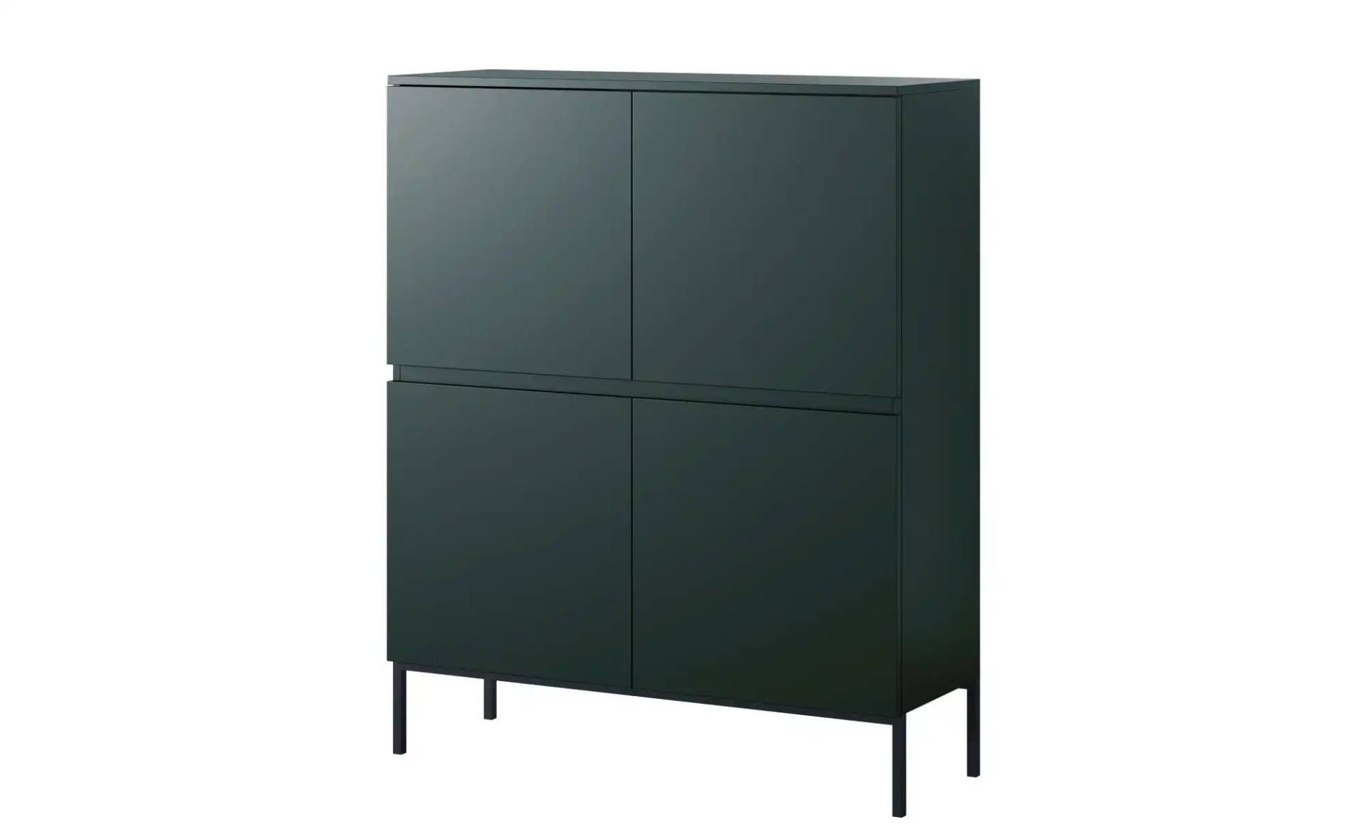 Highboard   ¦ grün ¦ Maße (cm): B: 100 H: 122 Kommoden & Sideboards > Highboards - Möbel Kraft