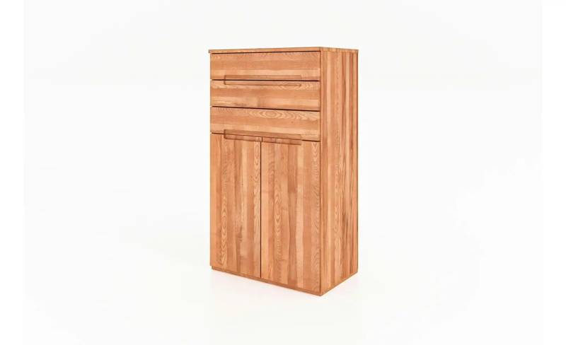 Highboard   ¦ holzfarben ¦ Maße (cm): B: 70 H: 129 Kommoden & Sideboards > Highboards - Möbel Kraft