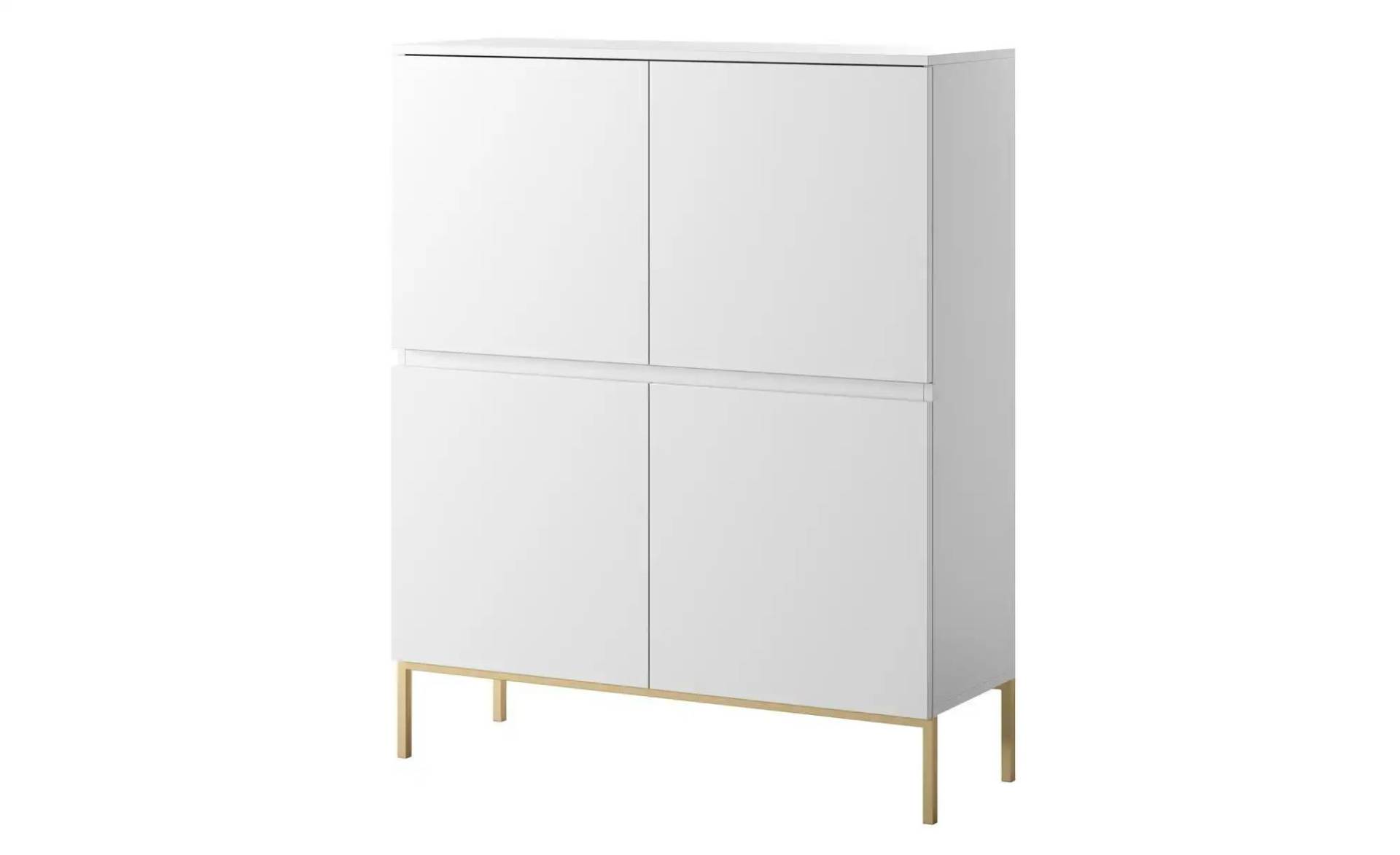 Selsey Highboard   ¦ weiß ¦ Maße (cm): B: 100 H: 122 Kommoden & Sideboards > Highboards - Möbel Kraft