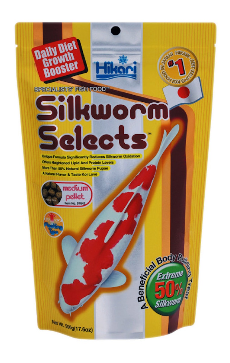Hikari Silkworm Selects M 500g Premium Koifutter von Hikari
