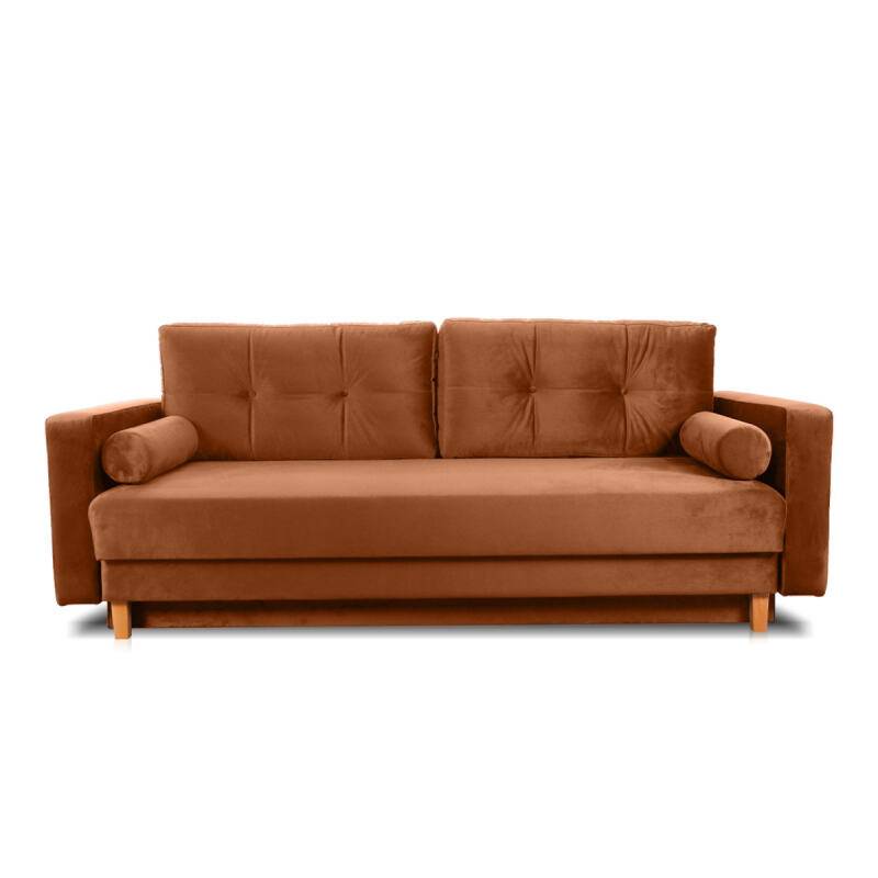 Hochertiges Sofa mit Schlaffunktion Landhaus Bronze