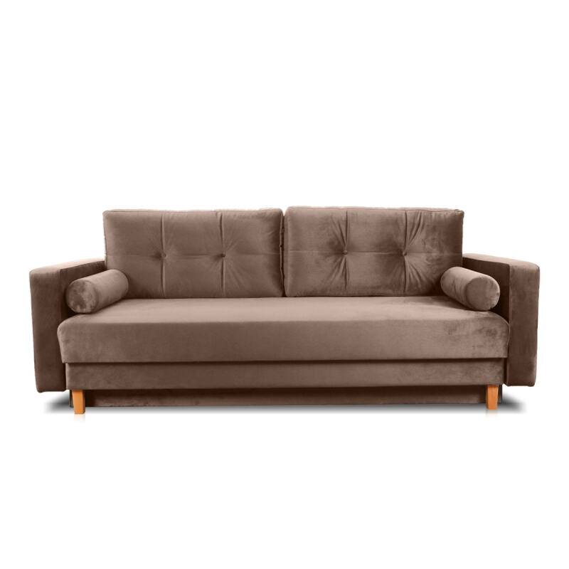 Hochertiges Sofa mit Schlaffunktion Landhaus Graubeige