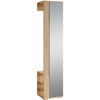 Hochschrank BEN Eiche Nachbildung B/H/T: ca. 40x184x35 cm von byLIVING