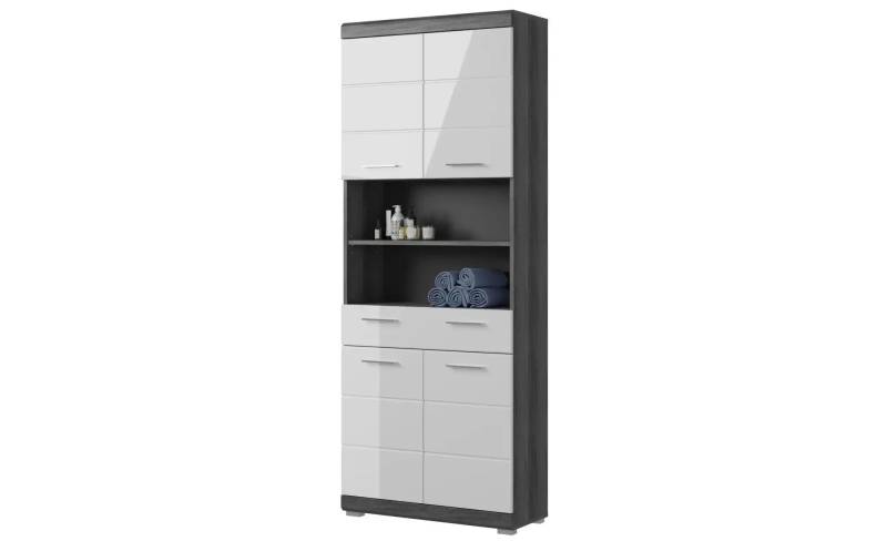 Hochschrank   ¦ weiß ¦ Maße (cm): B: 74 H: 191 Schränke > Badschränke > Bad-Hochschränke - Möbel Kraft