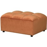 Hocker Allure Samt Terra - luxuriöser Polsterhocker mit modernem Design, 100 x 70 x 48 cm Hocker Allure Samt Terra - luxuriöser Polsterhocker mit modernem Design, 100 x 70 x 48 cm