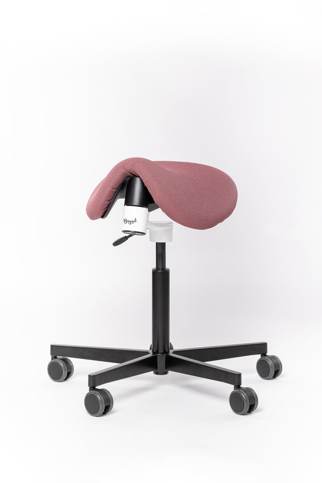 Hocker Aurelia Stoffüberzug violett Standardhöhe