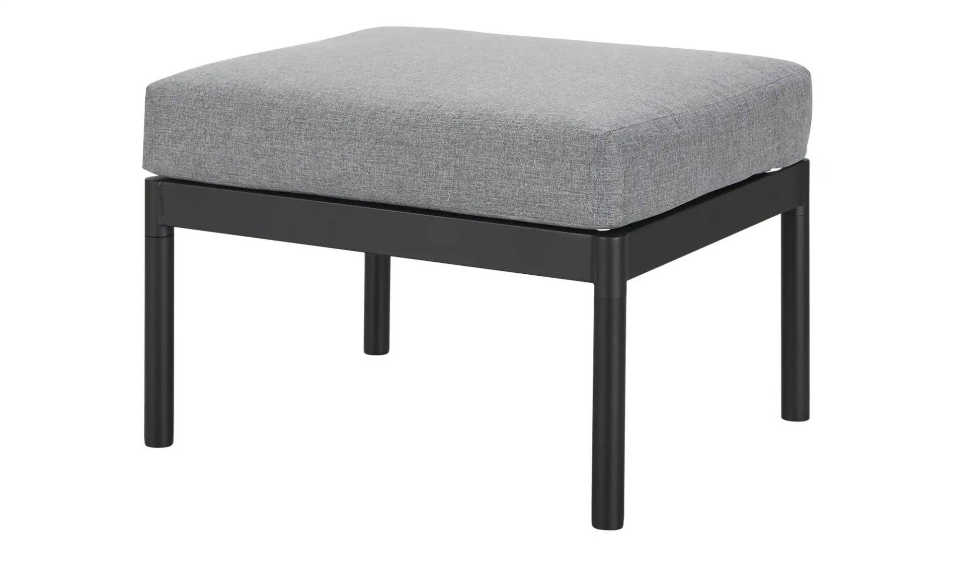 Hocker  Beverly  ¦ schwarz ¦ Maße (cm): B: 50 H: 30 T: 61.0