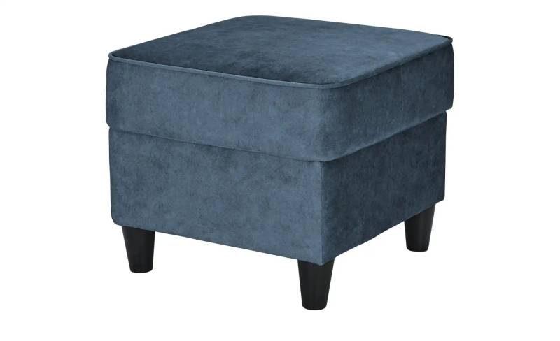 Hocker  Kivana ¦ blau ¦ Maße (cm): B: 52 H: 45 T: 52.0 Polstermöbel > Hocker - Höffner