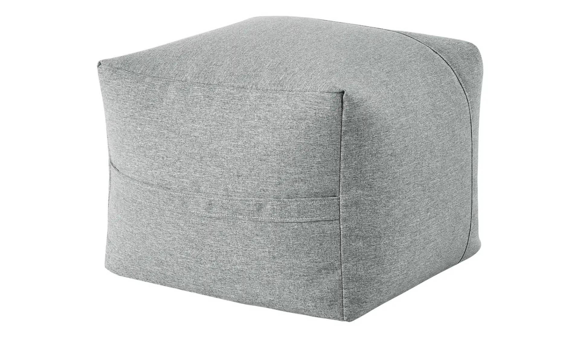 Hocker   ¦ grau ¦ Maße (cm): B: 50 H: 44 Polstermöbel > Hocker > Sitzsäcke - Möbel Kraft