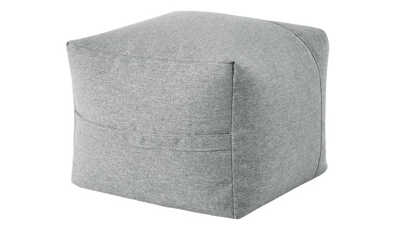 Hocker   ¦ grau ¦ Maße (cm): B: 50 H: 44 Polstermöbel > Hocker > Sitzsäcke - Möbel Kraft