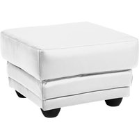 Hocker NEBOLO von Cotta Pampas Madras Bianco