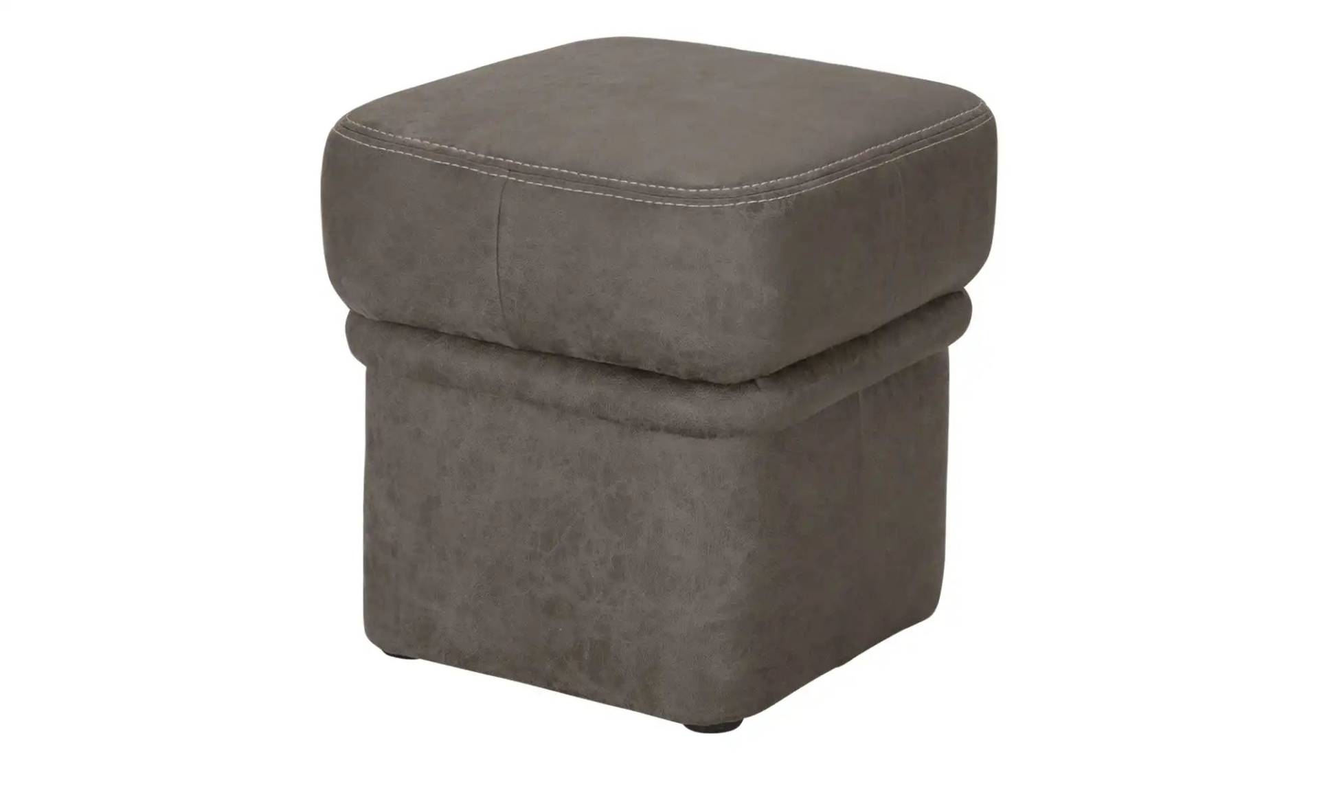Hocker   ¦ braun ¦ Maße (cm): B: 40 H: 46 T: 40.0 Polstermöbel > Hocker - Möbel Kraft