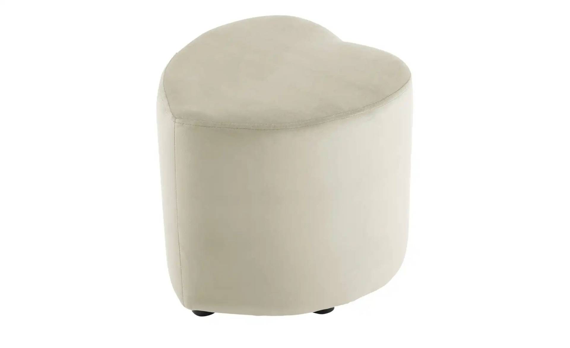 Hocker   ¦ creme ¦ Maße (cm): B: 45 H: 47 T: 47.0 Polstermöbel > Hocker - Möbel Kraft