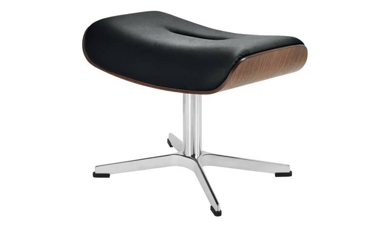 Hocker   ¦ schwarz ¦ Maße (cm): B: 51 H: 42 T: 38.0 Polstermöbel > Hocker - Möbel Kraft