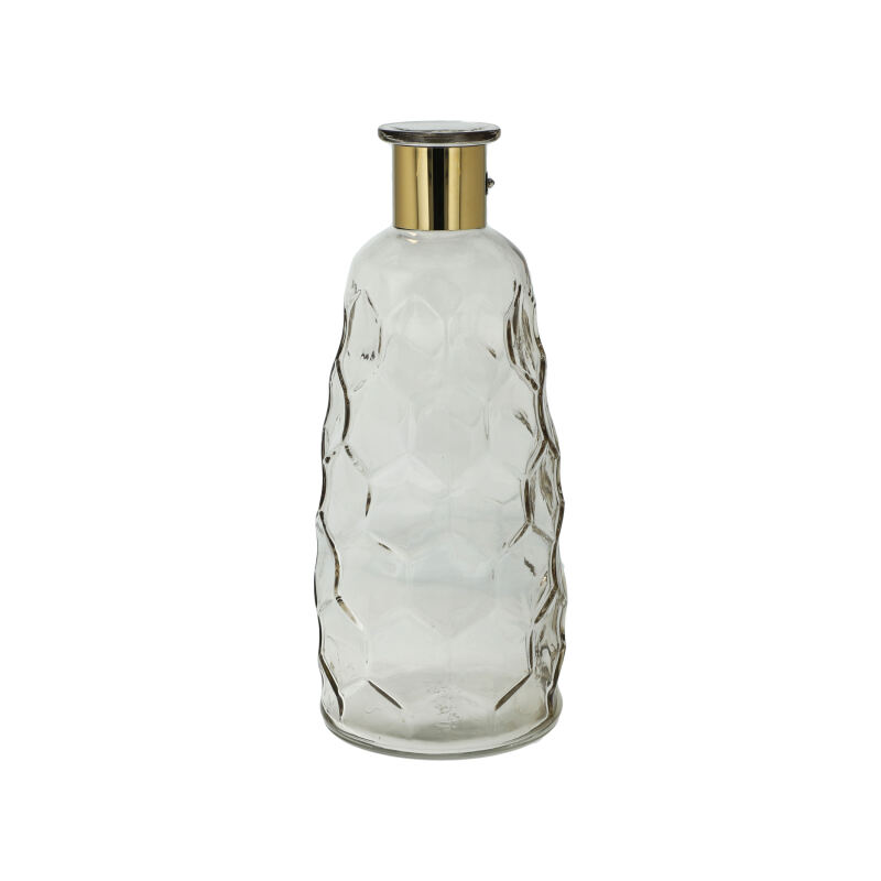 Hohe Glasvase grau Golden Smoke - 30,5 cm Hohe Glasvase grau Golden Smoke - 30,5 cm