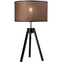 Hohe Tischlampe Braun Holz 62cm gemütlich KASEY Hohe Tischlampe Braun Holz 62cm gemütlich KASEY von Lamkur