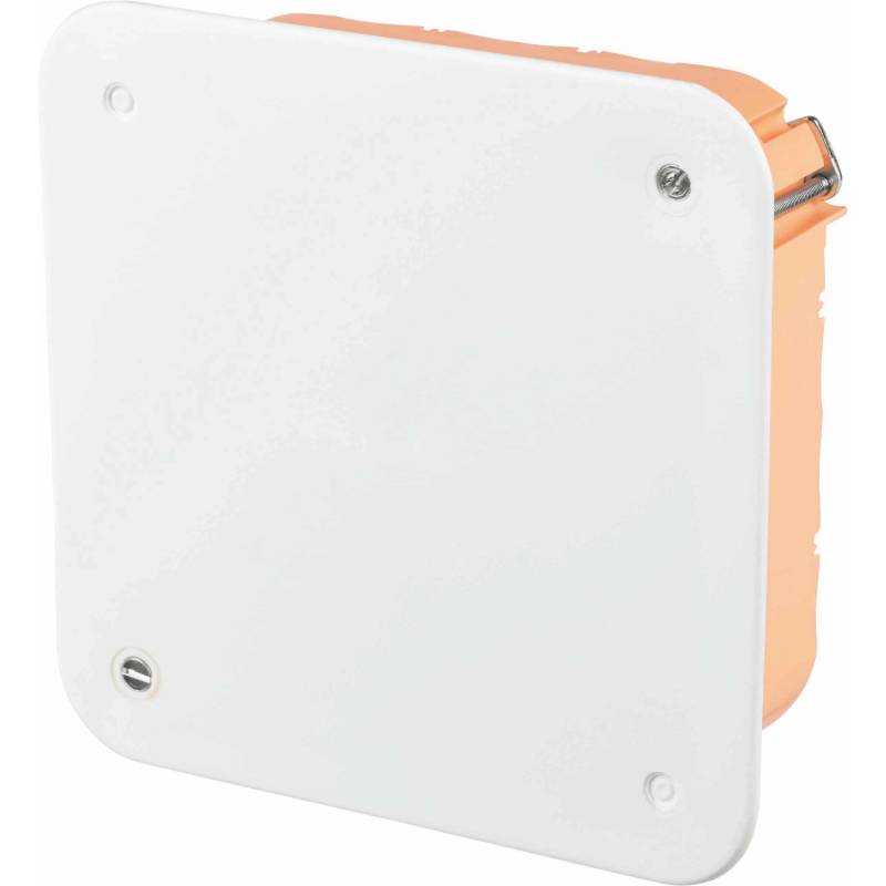 Hohlwand-Abzweigkasten 115 x 115 x 47 mm Orange - Weiß IP30