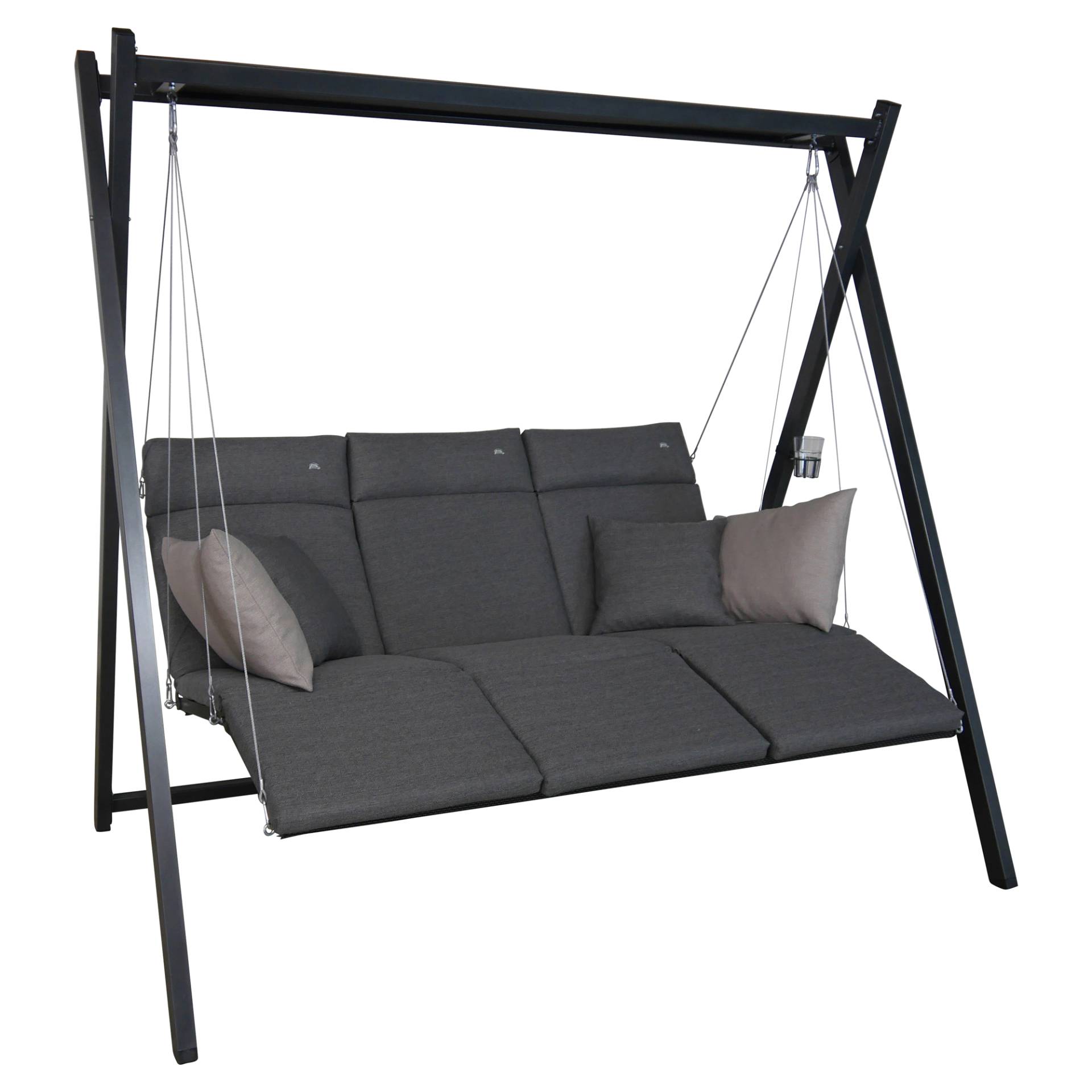 Hollywoodschaukel Relax 'Smart' 3-Sitzer stone Hollywoodschaukel Relax 'Smart' 3-Sitzer stone