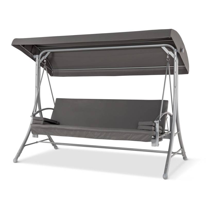 Hollywoodschaukel 'Sophia' 3-Sitzer anthrazit 240 x 174 x 120 cm