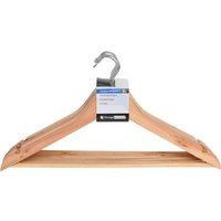Holz Kleiderbügel 8er Set  Hellbraun