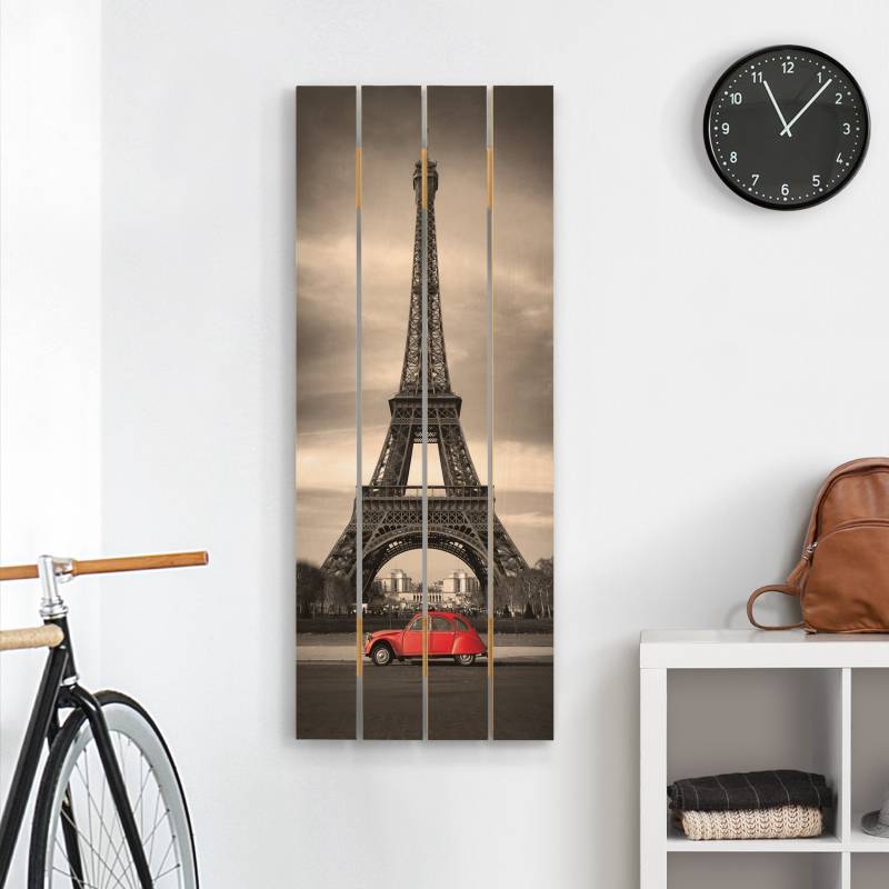 Holzbild Plankenoptik Spot on Paris