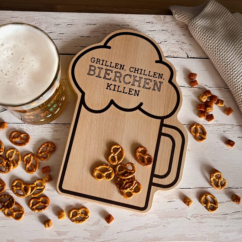 Holzbrett »Bierkrug«