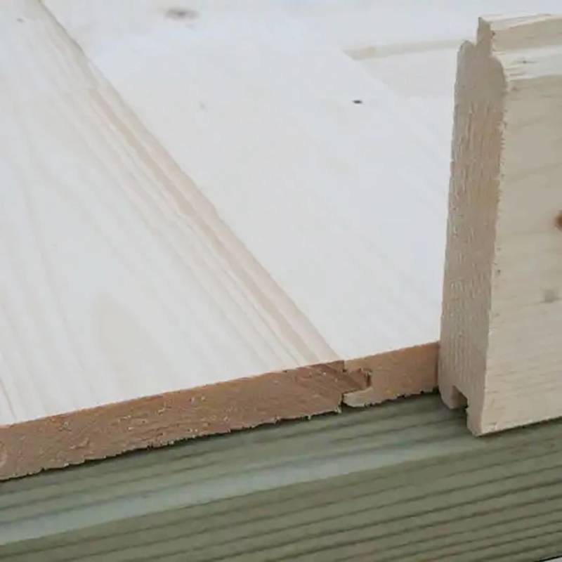 Holzfußboden Universal 18 mm mit Imprägnierung 3 m² von -