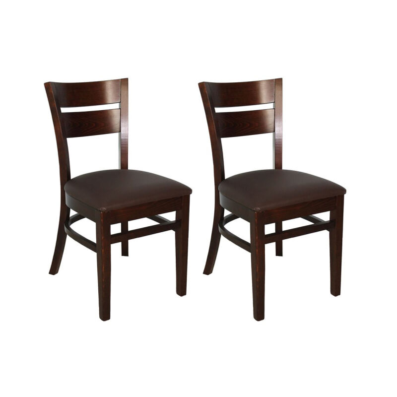 Holzstuhl Venecia Holzsitz (2er-Set)