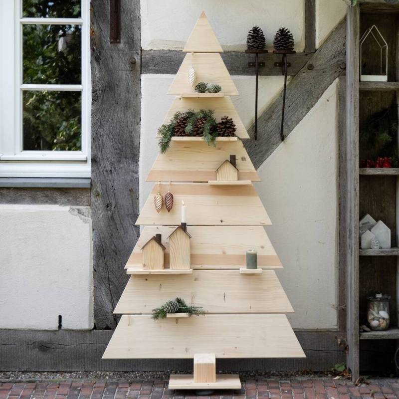Holzweihnachtsbaum Natur