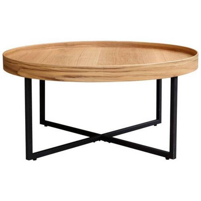 Hom`in COUCHTISCH Natur, Schwarz
