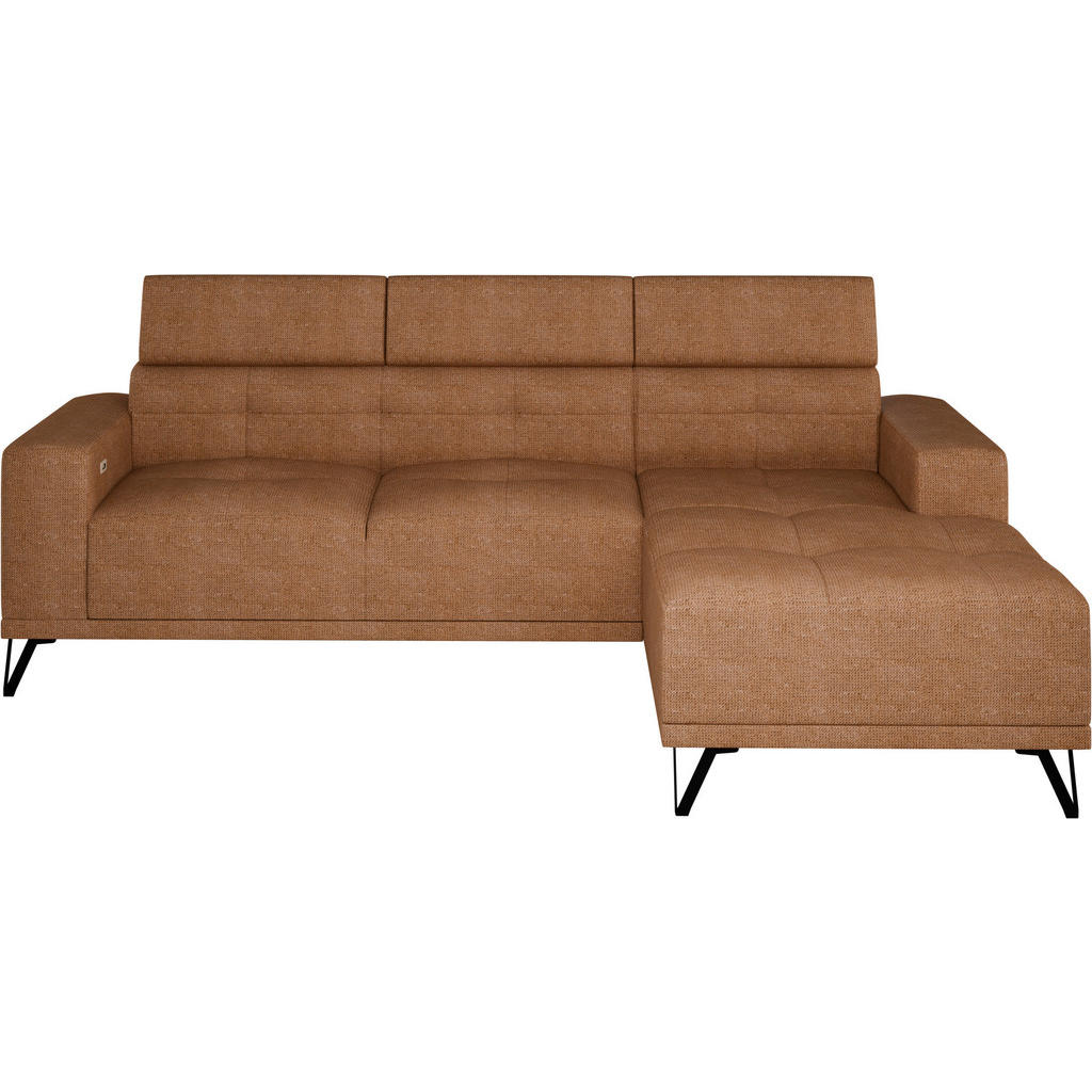 Hom`in Ecksofa, Rost, Textil, 3-Sitzer, Ottomane rechts, L-Form, 264x178 cm, seitenverkehrt erhältlich, Rücken echt, Wohnzimmer, Sofas & Couches, Wohnlandschaften, Ecksofas Hom`in Ecksofa, Rost, Textil, 3-Sitzer, Ottomane rechts, L-Form, 264x178 cm, seitenverkehrt erhältlich, Rücken echt, Wohnzimmer, Sofas & Couches, Wohnlandschaften, Ecksofas von Hom`in