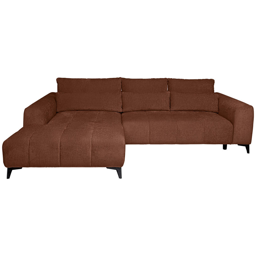 Hom`in Ecksofa, Rost, Textil, 4-Sitzer, Füllung: Schaumstoffflocken,Schaumstoffflocken, Ottomane links, L-Form, 279x222 cm, seitenverkehrt erhältlich, Rücken echt, elektrischer Sitzvorzug, Wohnzimmer, Sofas & Couches, Wohnlandschaften, Ecksofas Hom`in Ecksofa, Rost, Textil, 4-Sitzer, Füllung: Schaumstoffflocken,Schaumstoffflocken, Ottomane links, L-Form, 279x222 cm, seitenverkehrt erhältlich, Rücken echt, elektrischer Sitzvorzug, Wohnzimmer, Sofas & Couches, Wohnlandschaften, Ecksofas von Hom`in