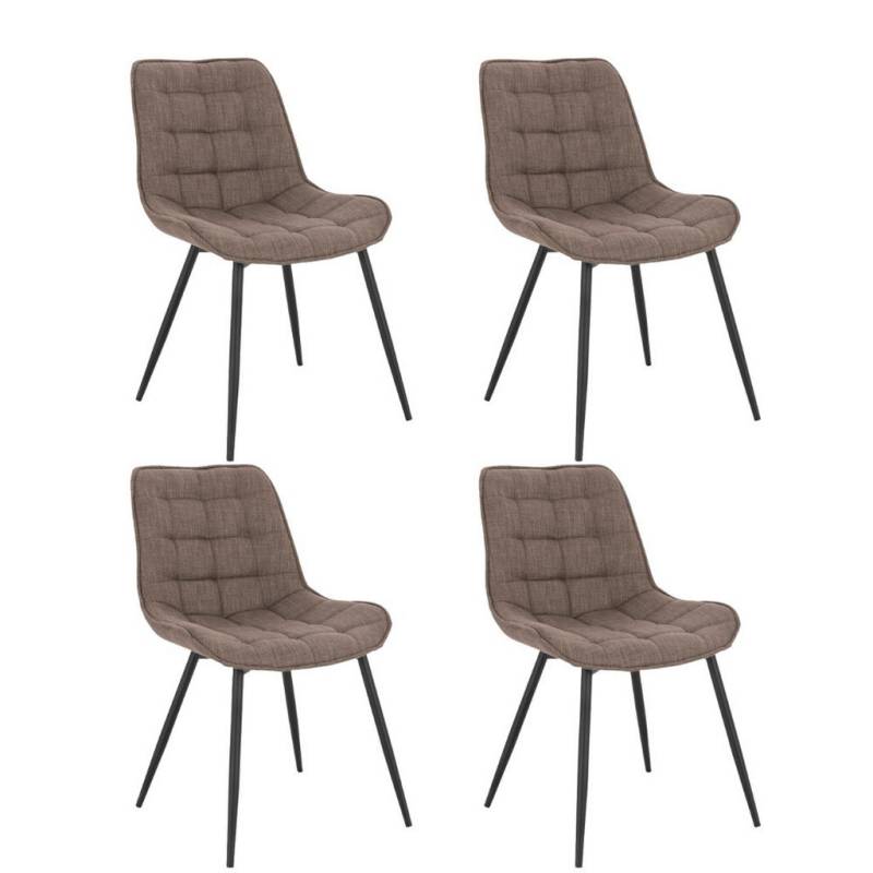 Home Deluxe POLSTERSTUHL Graubraun