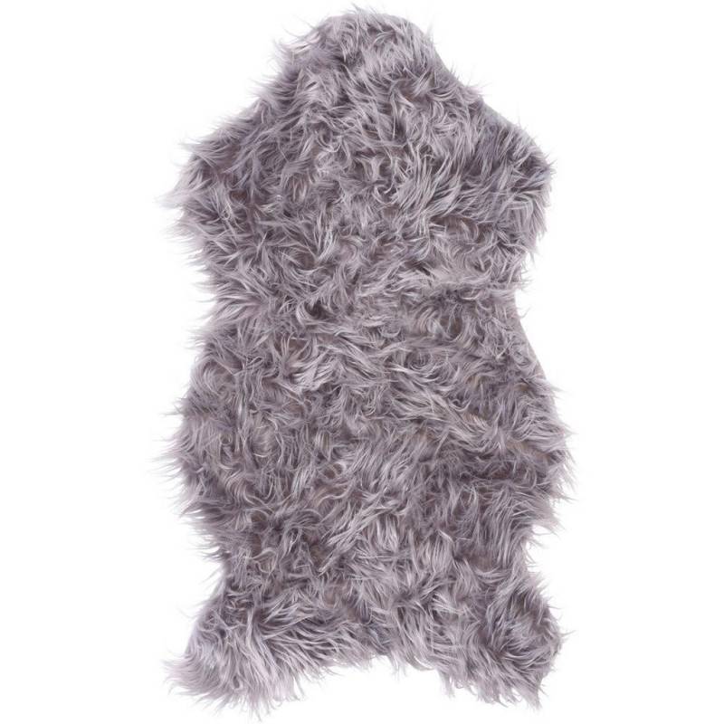 Home Styling Collection FELLTEPPICH Grau