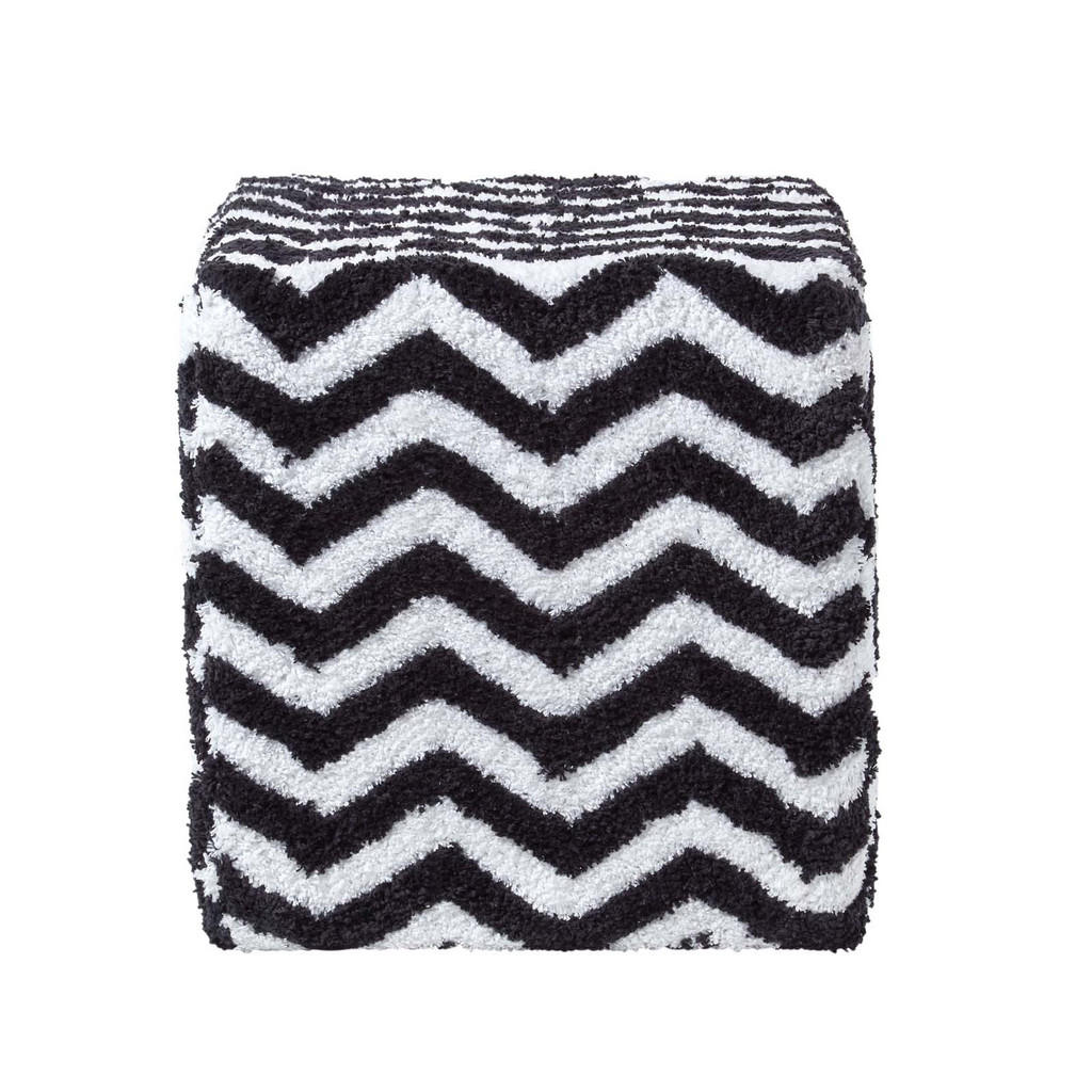 Homescapes SITZWÜRFEL Schwarz