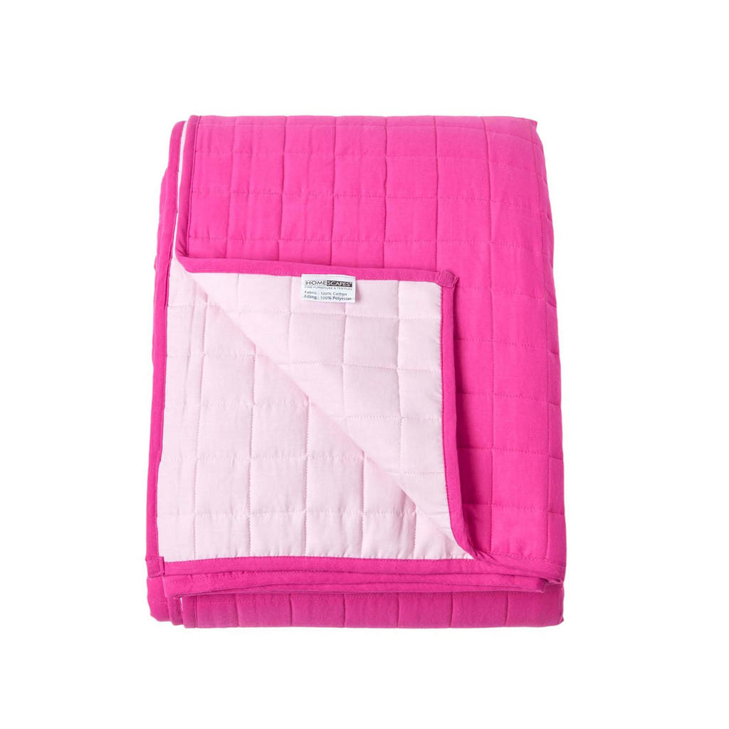 Homescapes Tagesdecke, Rosa, Textil, Rechteckig, 150x200 cm, Oeko-Tex®, Schlaftextilien, Bettwäsche, Tagesdecken Homescapes Tagesdecke, Rosa, Textil, Rechteckig, 150x200 cm, Oeko-Tex®, Schlaftextilien, Bettwäsche, Tagesdecken von Homescapes