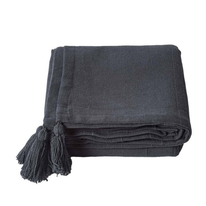 Homescapes ÜBERWURF Schwarz