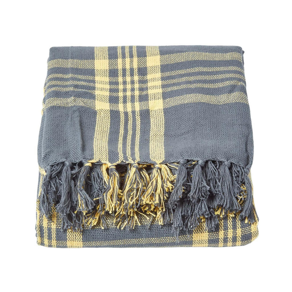 Homescapes WOHNDECKE Gelb