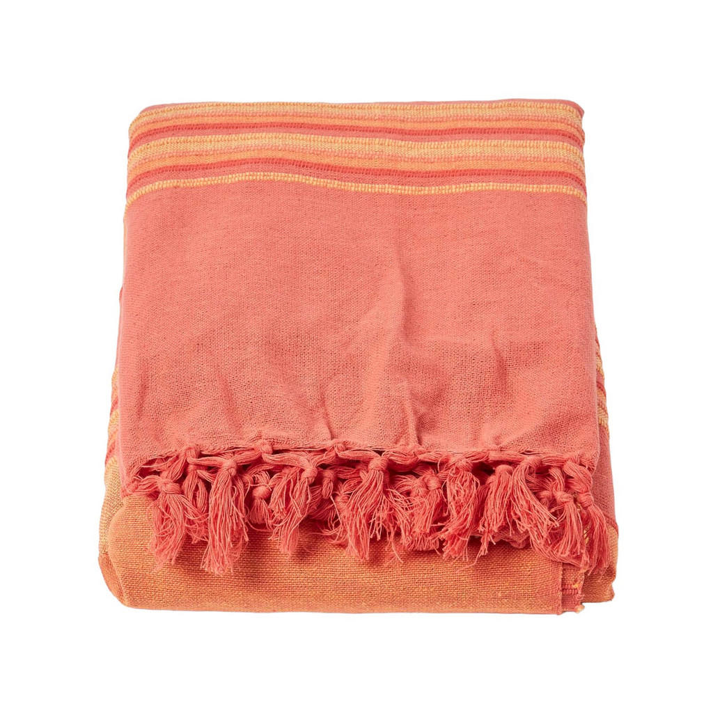 Homescapes WOHNDECKE Orange