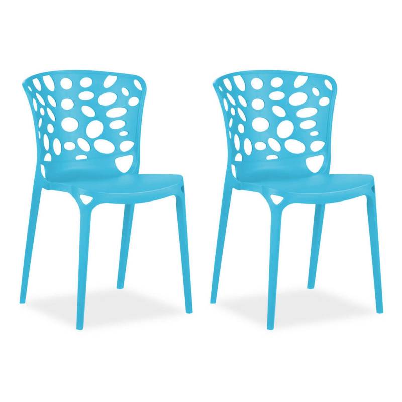 Homestyle4u GARTENSTUHL Blau