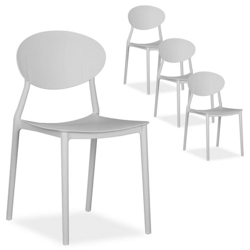 Homestyle4u GARTENSTUHL Grau