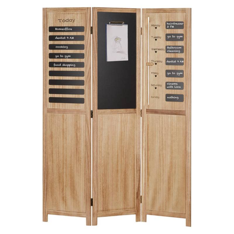 Homestyle4u PARAVENT Braun