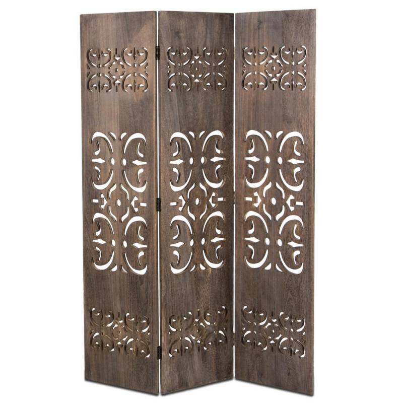 Homestyle4u PARAVENT Braun