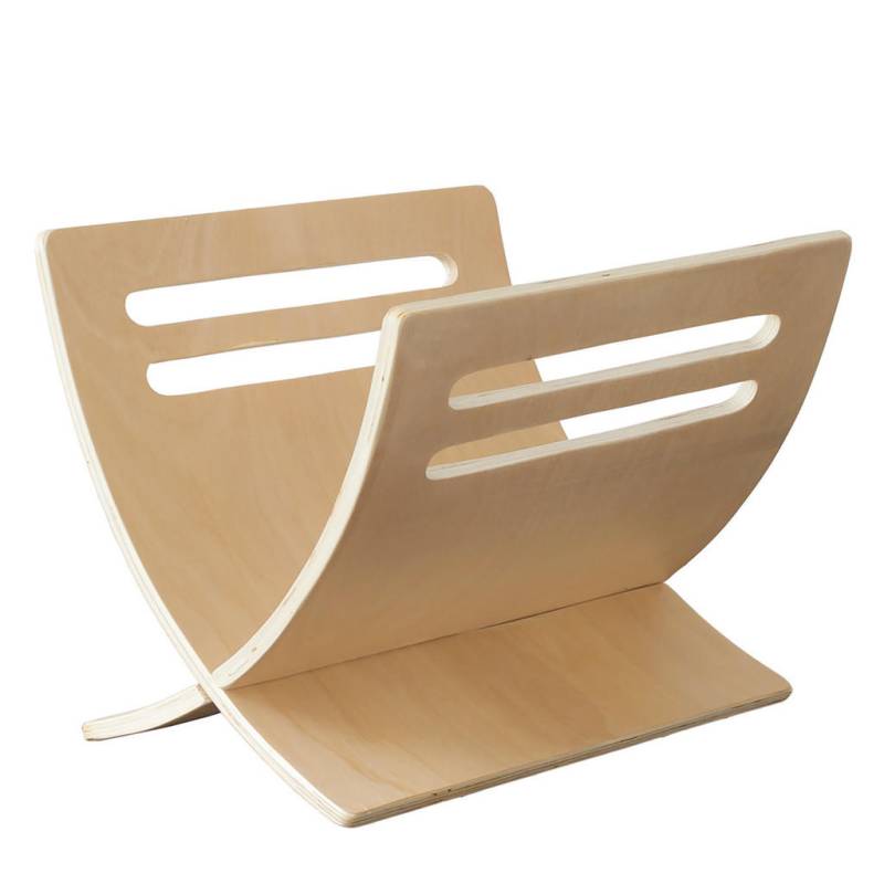 Homestyle4u ZEITUNGSSTÄNDER Braun