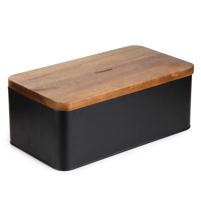 Homla BROTKASTEN Schwarz