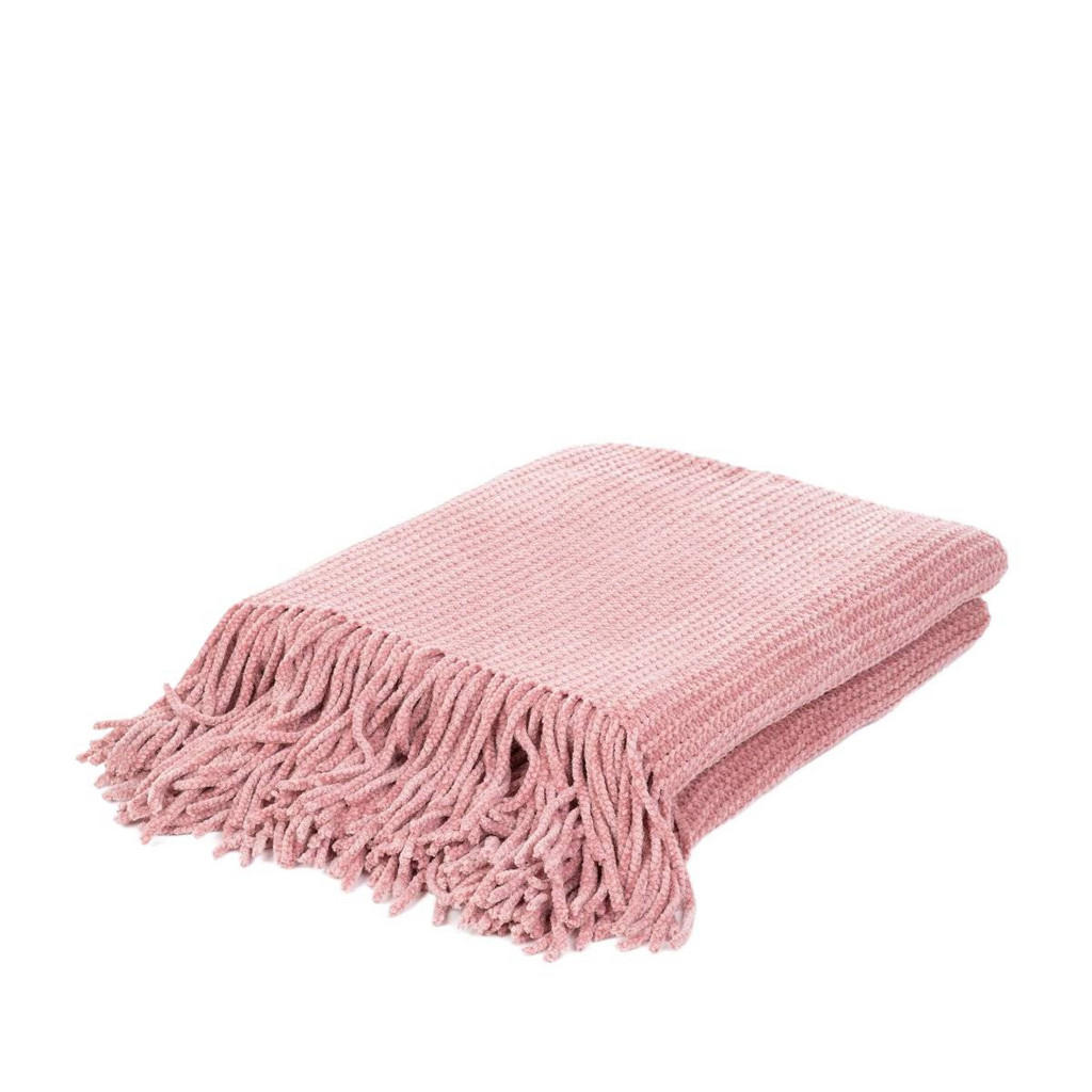 Homla Decke, Rosa, Textil, 130x170 cm, Wohntextilien, Decken von Homla