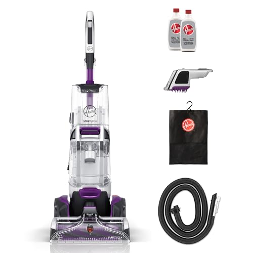 Hoover SmartWash Automatischer Teppichreiniger mit Fleckenentferner, Shampoo-Maschine für Haustiere, FH53000PC, Violett von Hoover