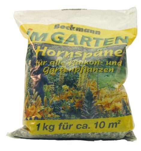 Beckmann Bio-Langzeit-Dünger Hornspäne für Gartenpflanzen, 1kg von Unbekannt