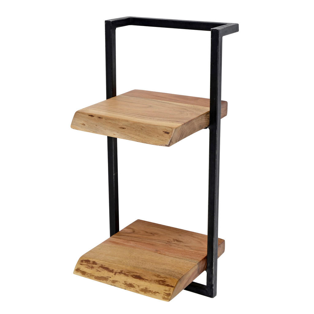 Hoyz Collection Wandregal, Braun, Holz, 25x65x30 cm, CE, Wohnzimmer, Regale, Wandregale von Hoyz Collection